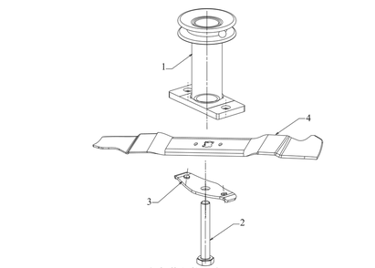 Blade Diagram and Parts List for SC900 (12ABR2MM710)(2021) Cub Cadet Lawn Mower
